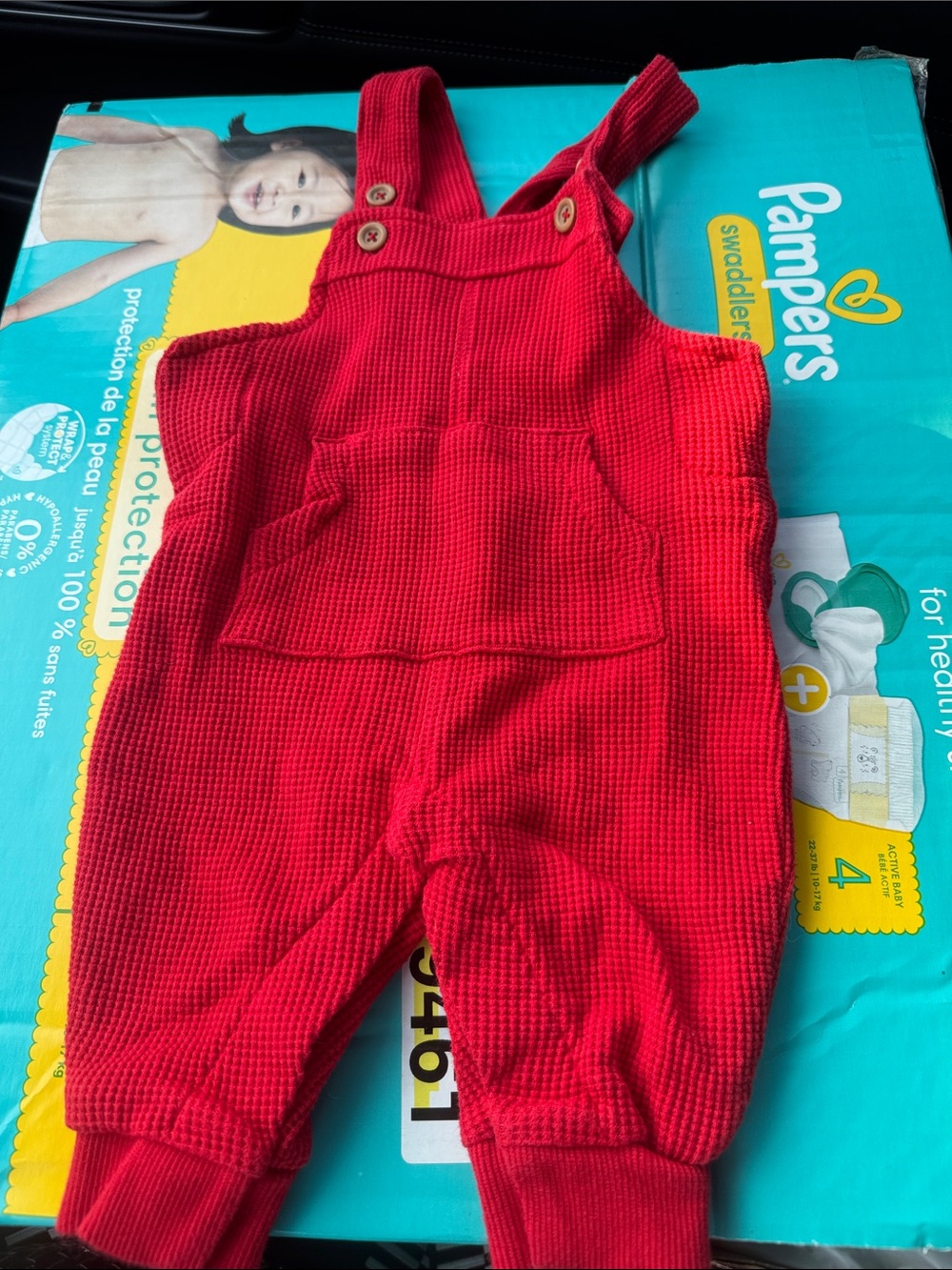 Carter's Red Knit Crewneck One-Piece